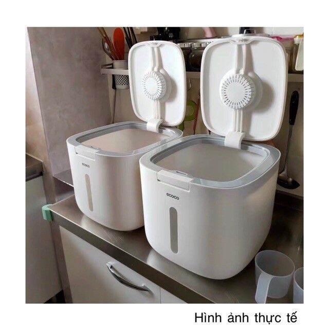 Thùng đựng gạo ecoco 10kg cao cấp