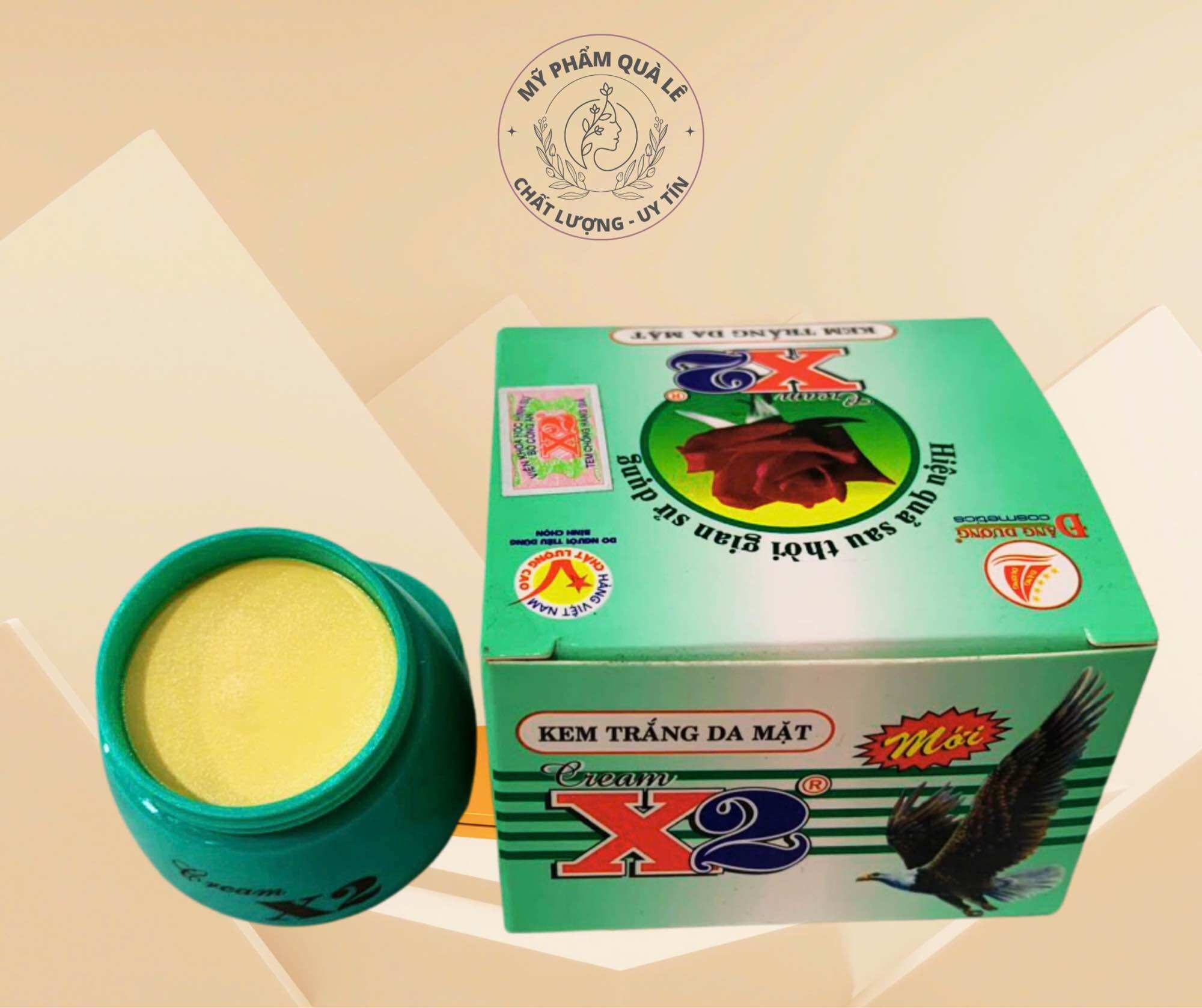 Kem x2 trắng da mặt hủ 12g