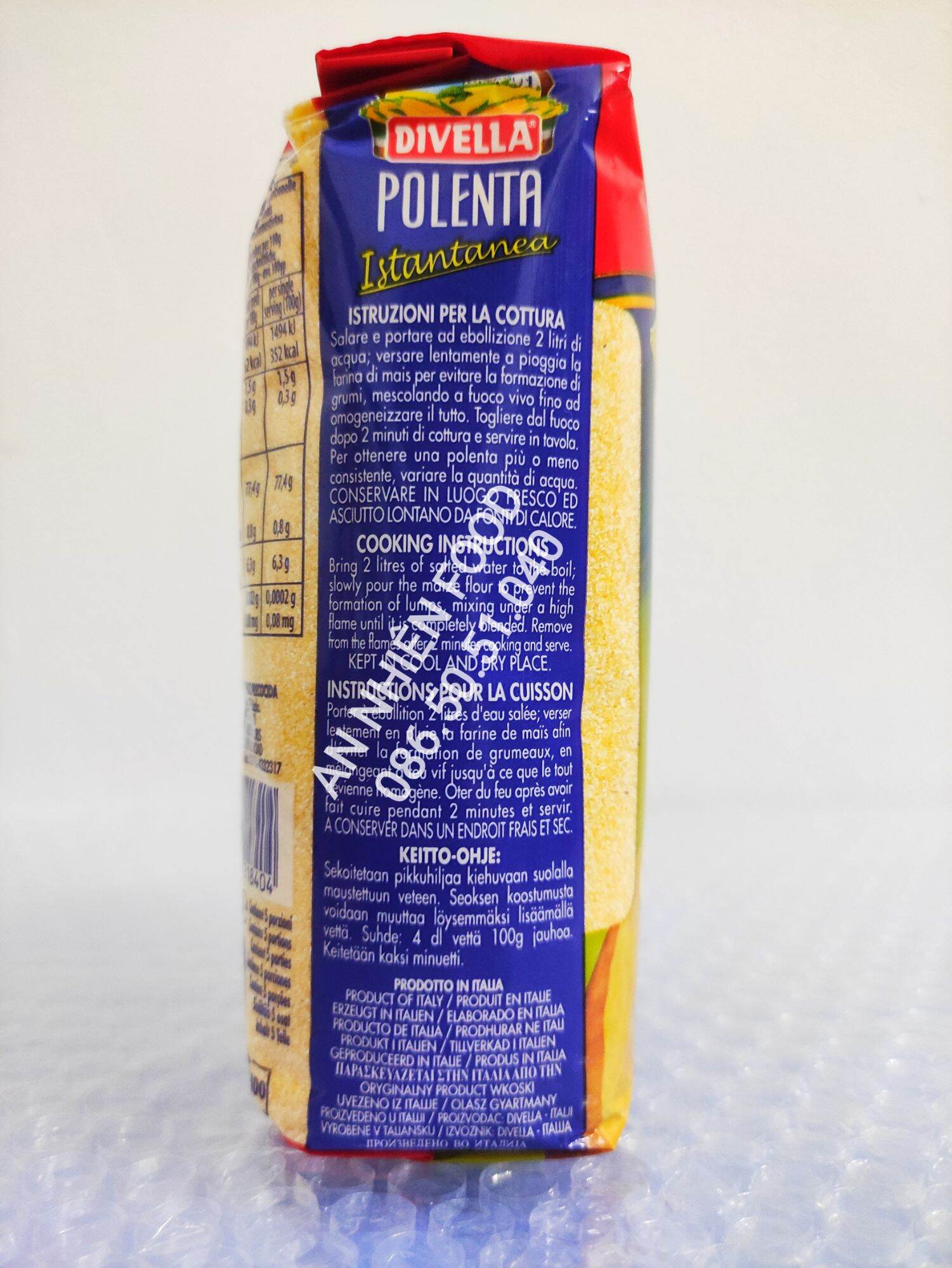 Tinh Bột Ngô Polenta hiệu Divella 500 Gram