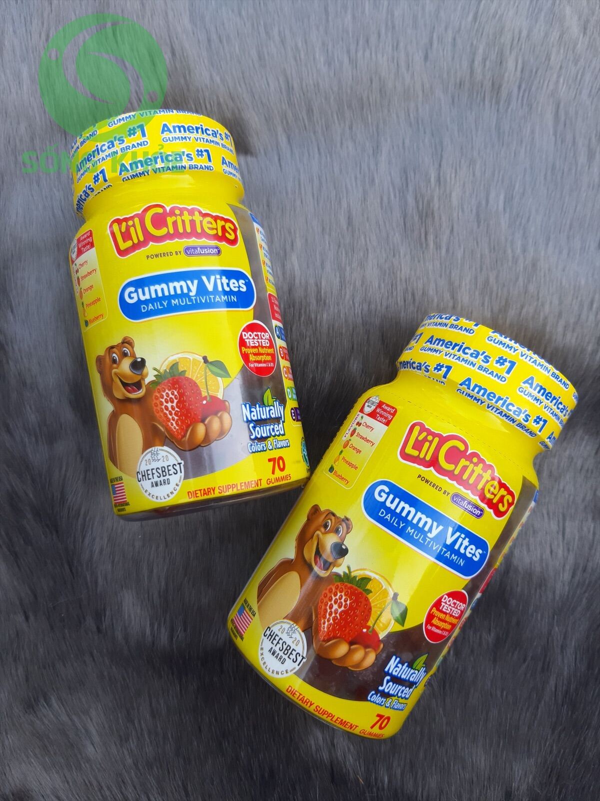 L il Critter - Kẹo dẻo gấu bổ sung vitamin hàng ngày cho trẻ em 70 viên