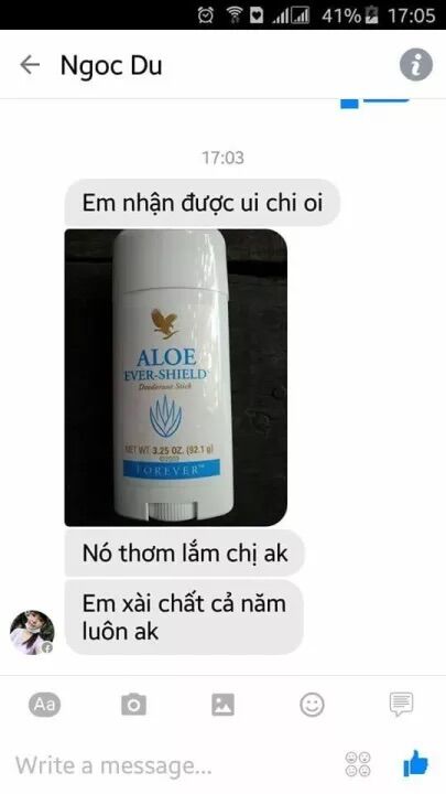 Sáp Khử Mùi Aloe Ever-Shield