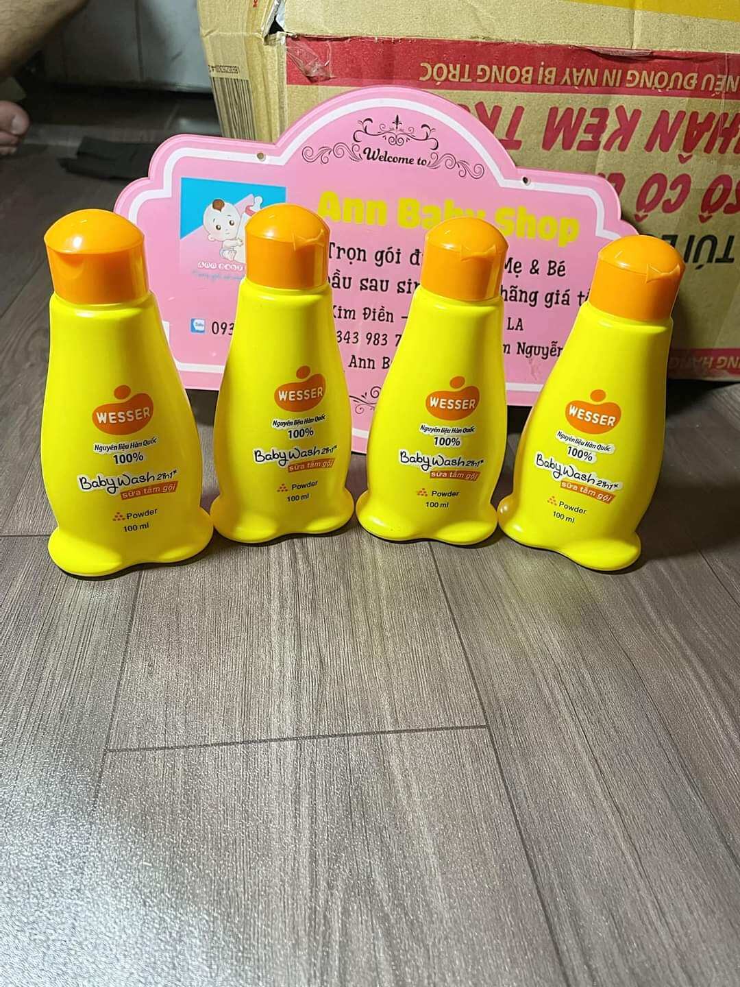 Sữa tắm gội Wesser 500ml