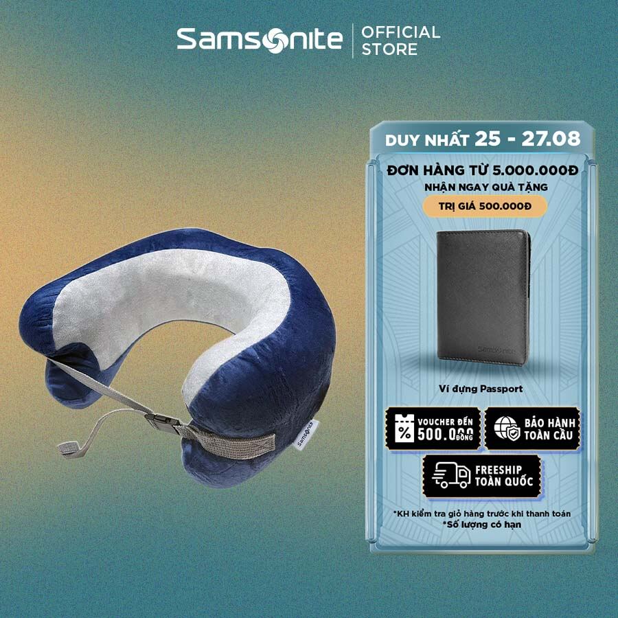 Gối cổ du lịch Samsonite Travel Essentials Pillow ANTM Velvet