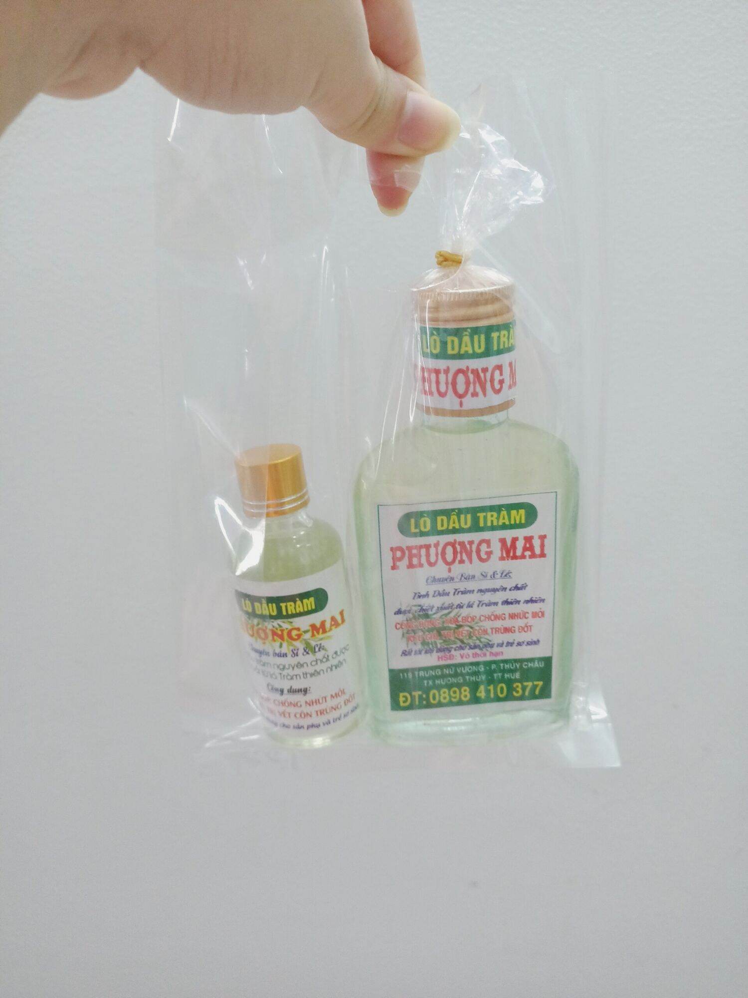 Combo Tinh dầu tràm Huế Phượng Mai 100ml và 50ml