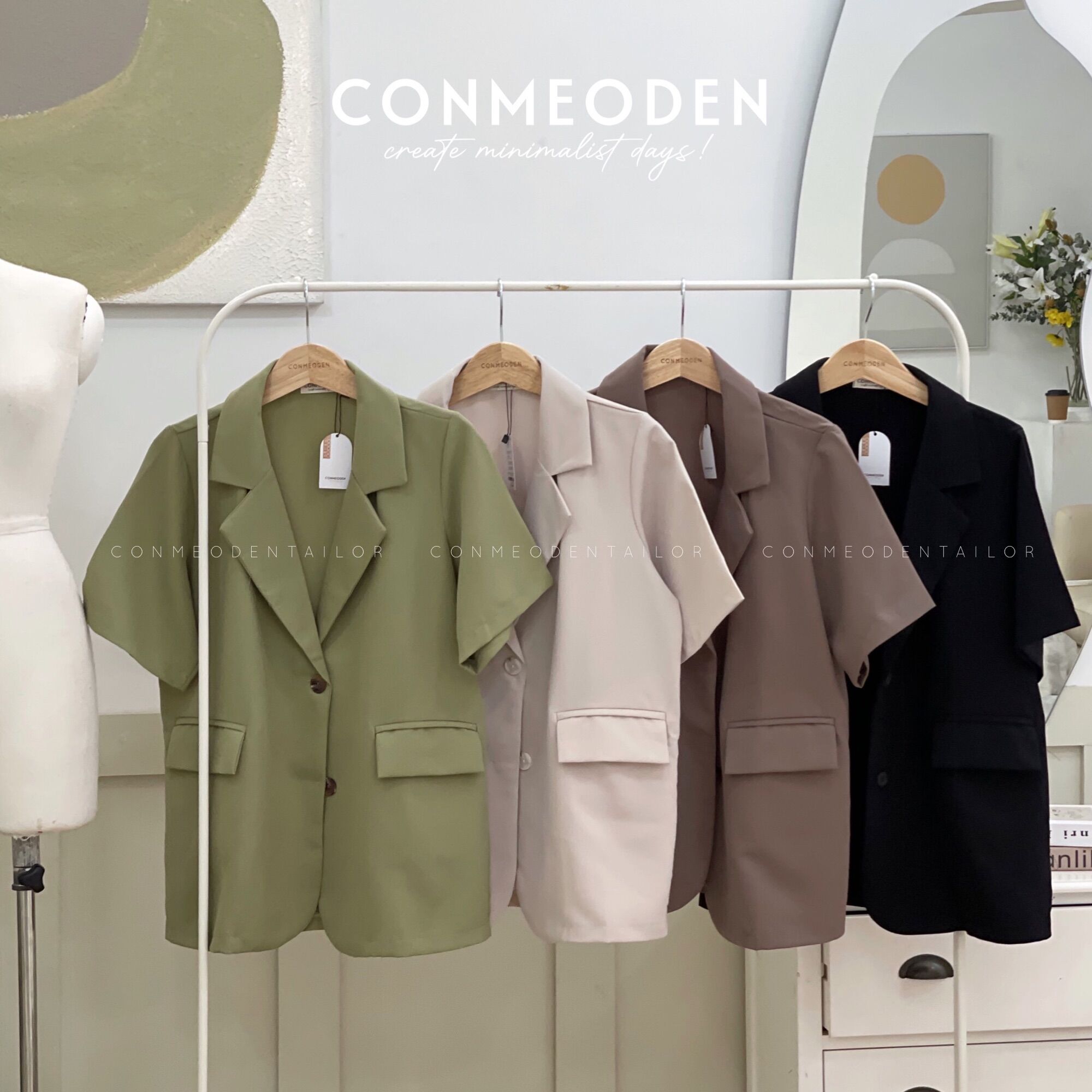Áo Blazer Ngắn Tay CONMEODEN - BOLO BLAZER