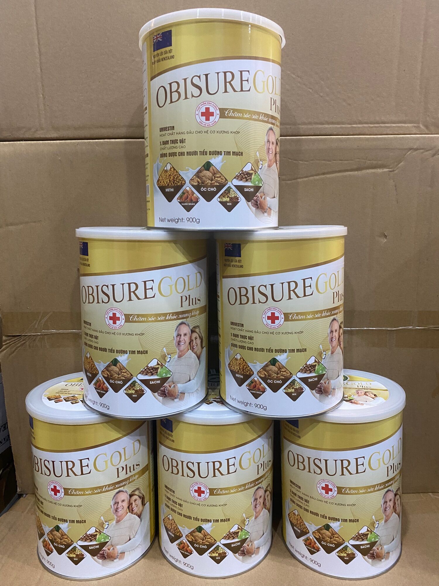 Sữa Hạt Xương Khớp OBISURE GOLD PLUS ( lon 900g datte mới sản xuất)