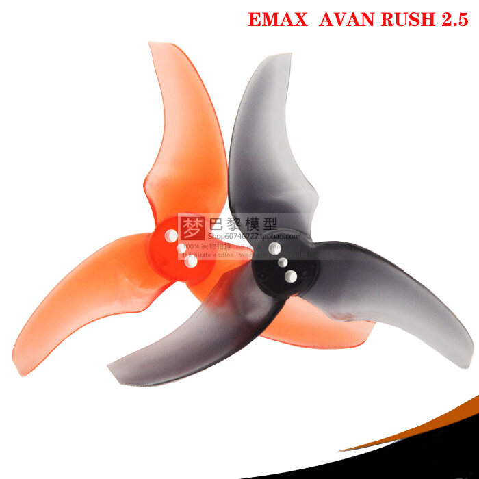 Emax Silver YAN AVAN Rush 3 Lá 2.5 Inch Màu Đỏ Trong Suốt Màu Đen Tinyhawk Freestyle