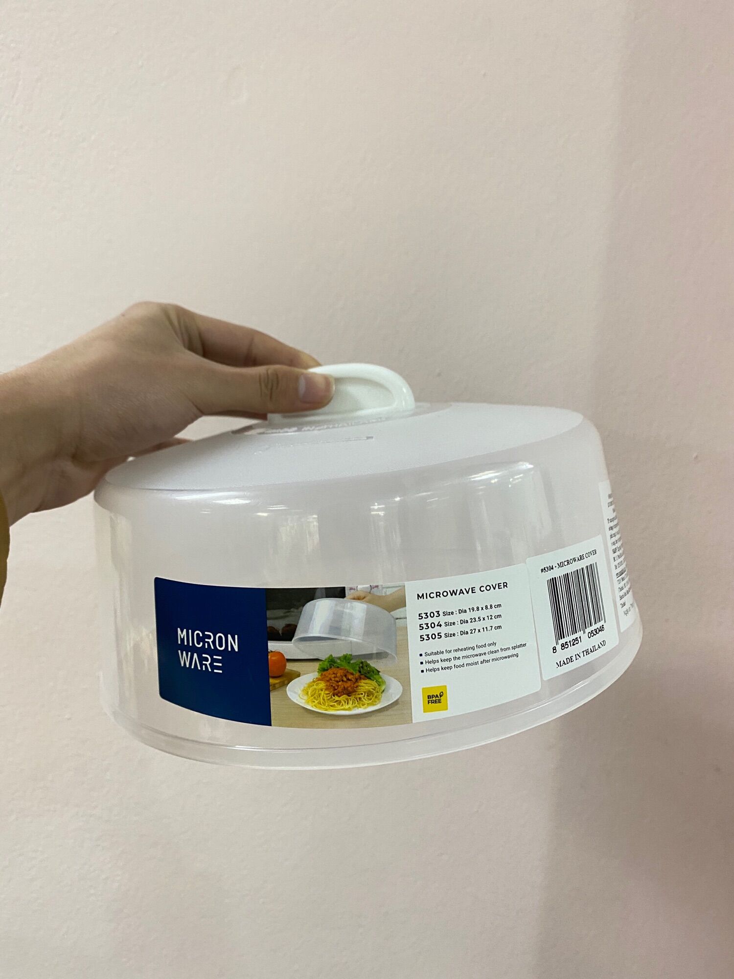 Bộ khay Nắp nhựa lò vi sóng mã 5304 + 5307 - Dùng cho lò vi sóng 23l trở lên - NK Thái Lan