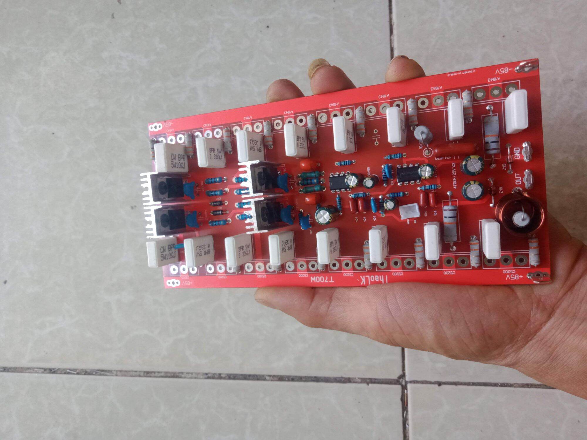 mạch công suất 16 sò 1 kênh