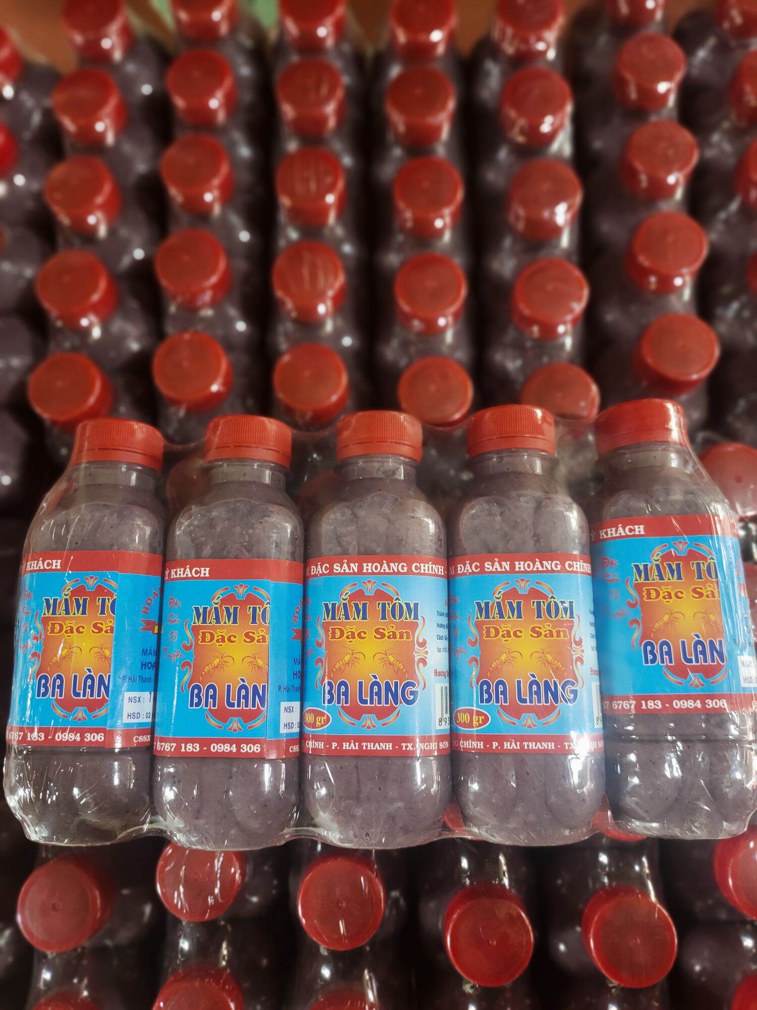 mắm tôm ngon Ba Làng chai 300gr