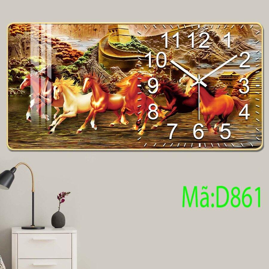 Tranh Đồng Hồ Tráng Gương.