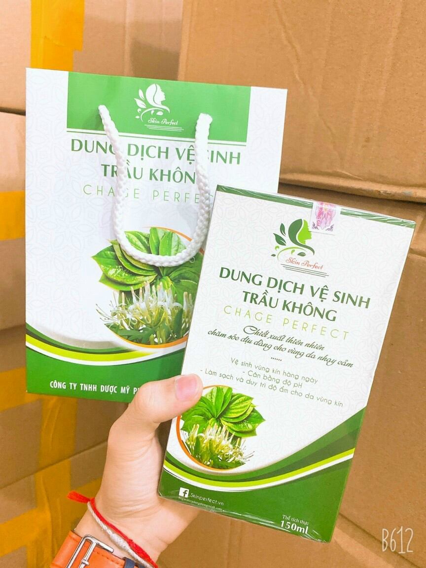 Dung dịch vệ sinh Trầu Không Chage Perfect