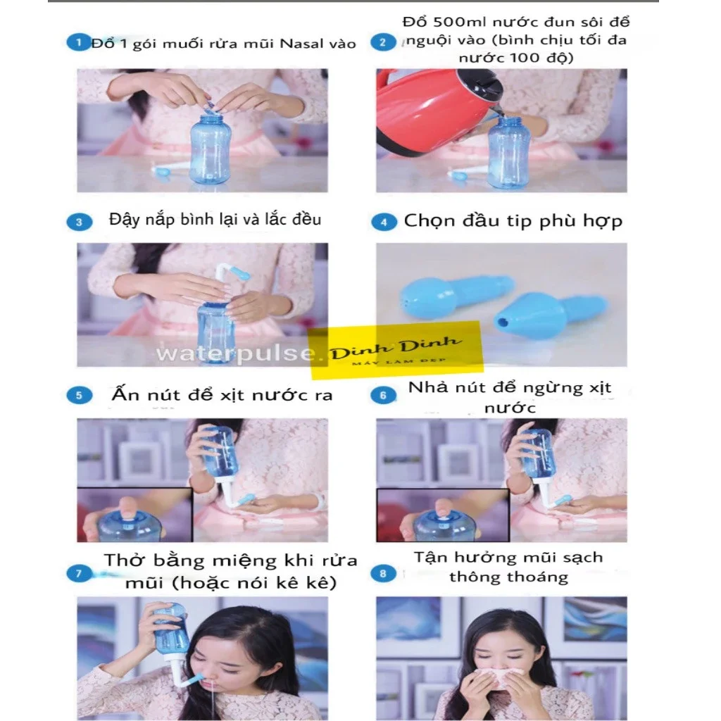 [HCM]BÌNH RỬA MŨI PLUS 300ML Loai Tốt