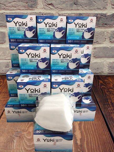 Khẩu trang 3D Yuki công nghệ Nhật Bản hộp 50 cái