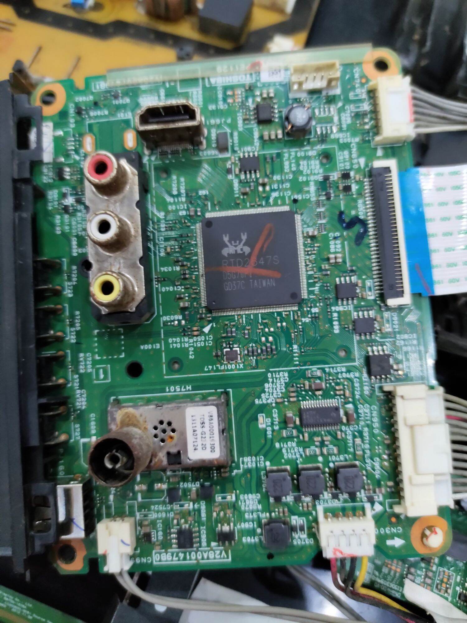 Board mạch, loa tivi, cáp tivi toshiba 32P1300VN