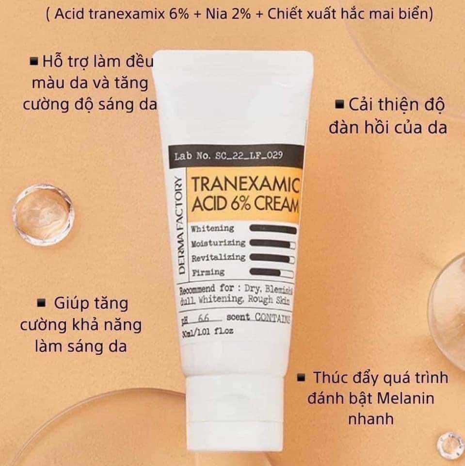 Kem giam nám tranexamic acid 6% (Hang khong sx vo hop)
