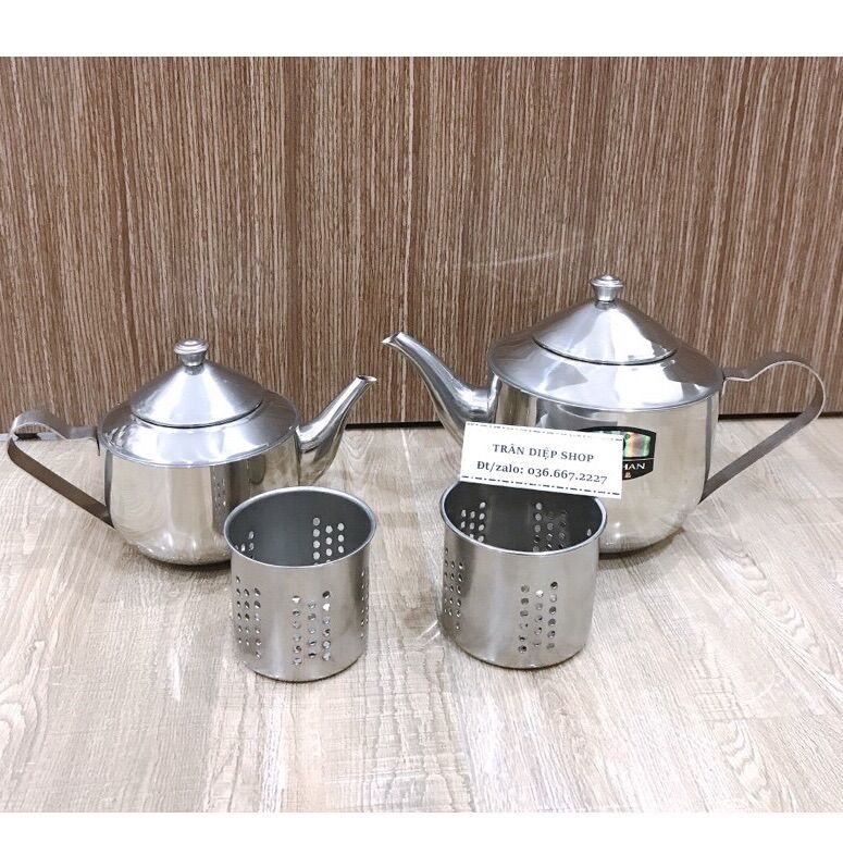 Ấm inox pha trà