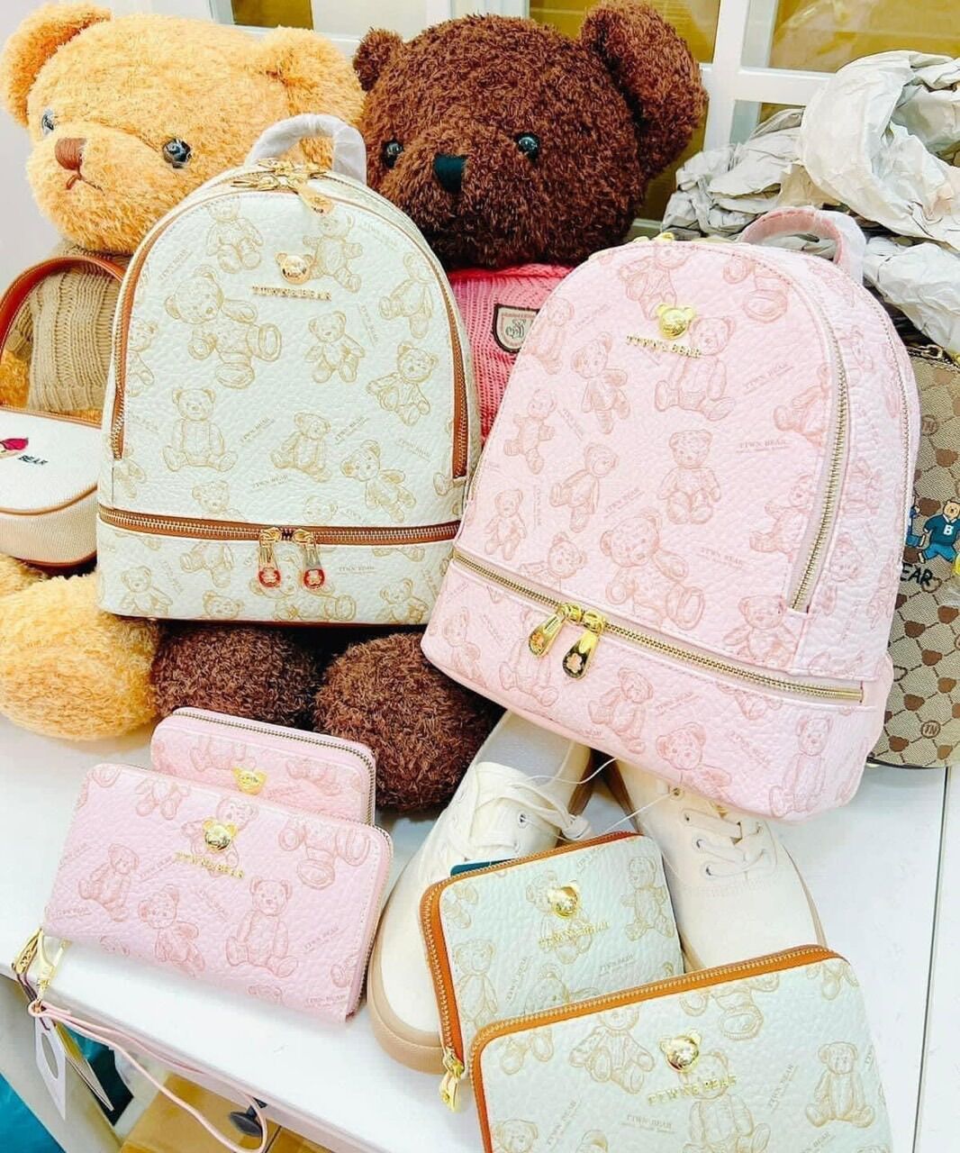 Balo ttwn bear mẫu mới (có sẵn)