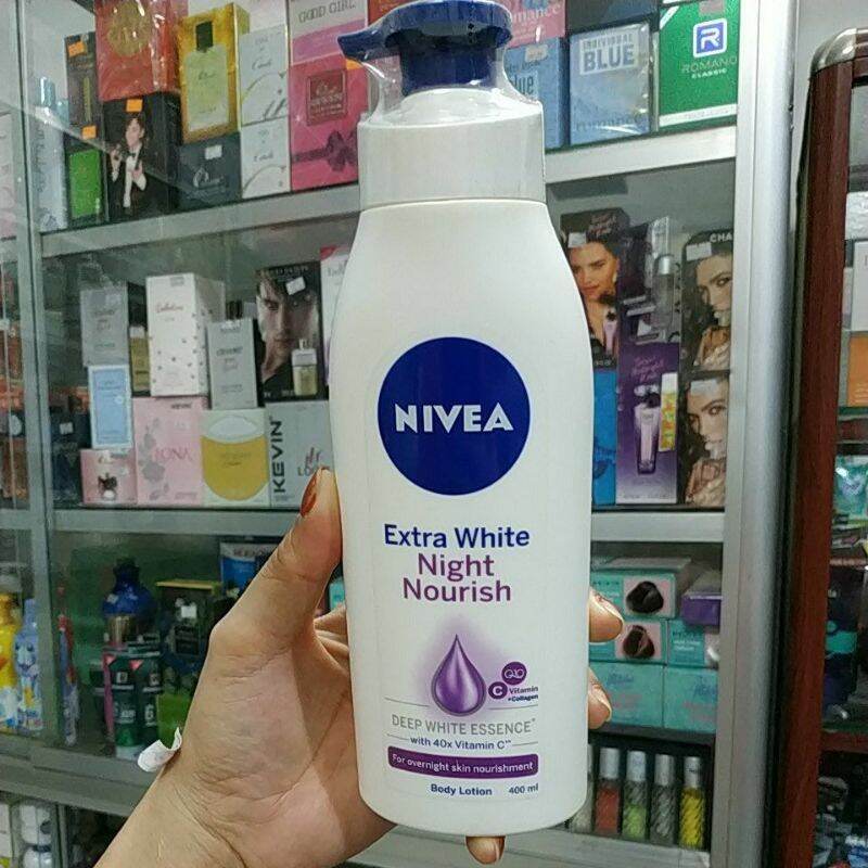 [Hcm]Sữa Dưỡng Thể Trắng Da Nivea Ban Đ&Ecircm 400Ml