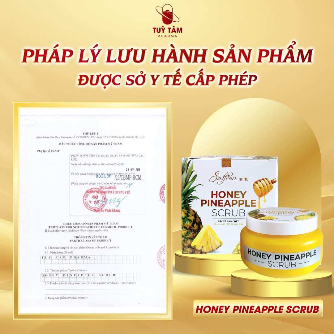 Kem Tẩy Tế Bào Chết Saffron nano