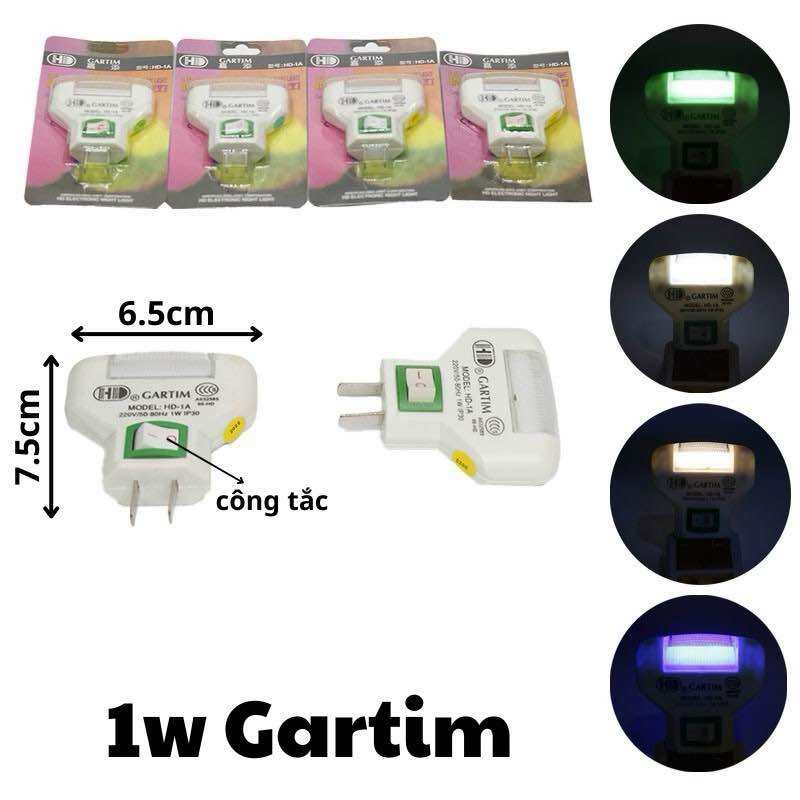 Đèn Ngủ Led 1W Tiết Kiệm Điện GARTIM HD-1A ( Loại Tốt )