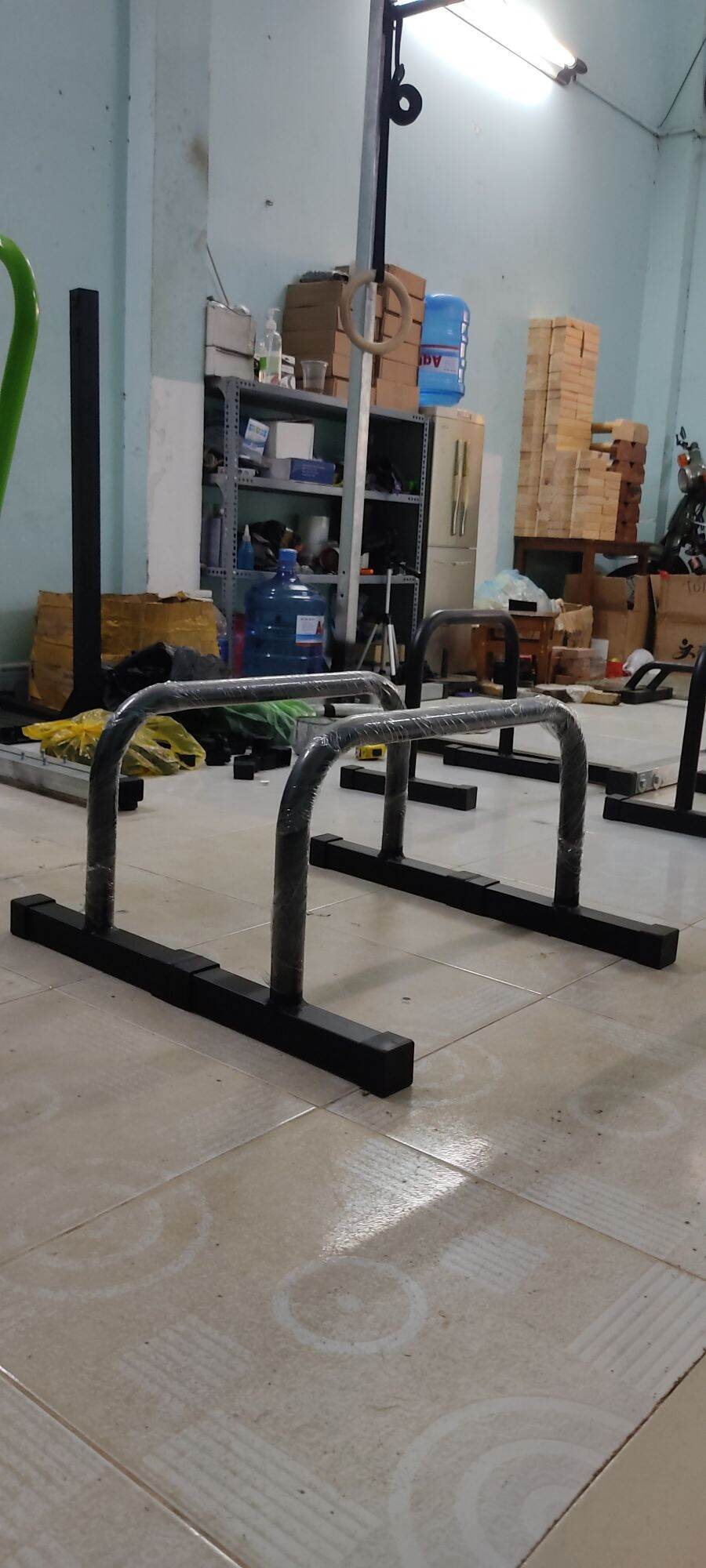 Paralletes sắt Dụng Cụ Hít Đất M1 ( Gym,Street Workout, )