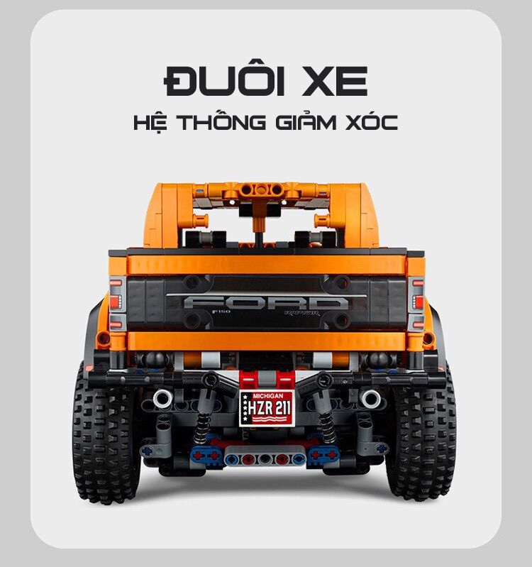 Mô hình lego xe ford raptor