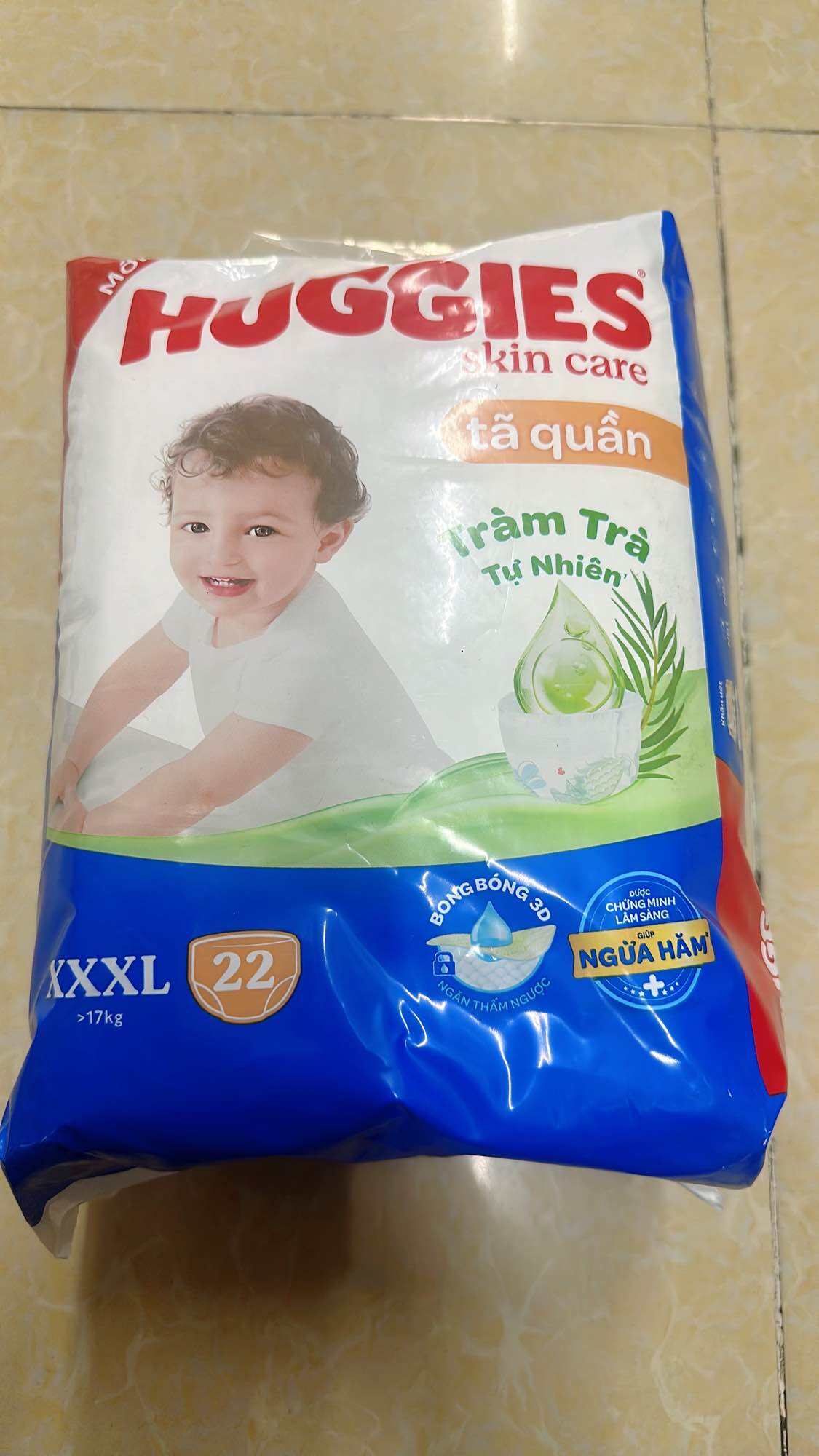 Tả Quần Huggies XXXL 24 Miếng Từ 17kg