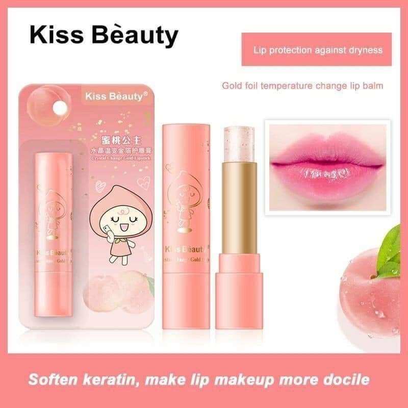 Son thạch dưỡng chống thâm môi kiss beauty - giữ ẩm, giảm thâm môi