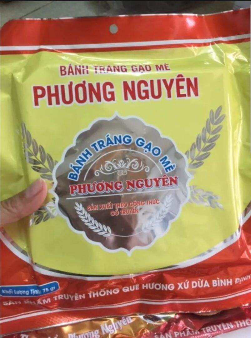 🫓🫓🫓Bánh tráng nướng gạo mè Phương Nguyên đặc sản Bình Định🥥🥥🥥 1 goi 75gr