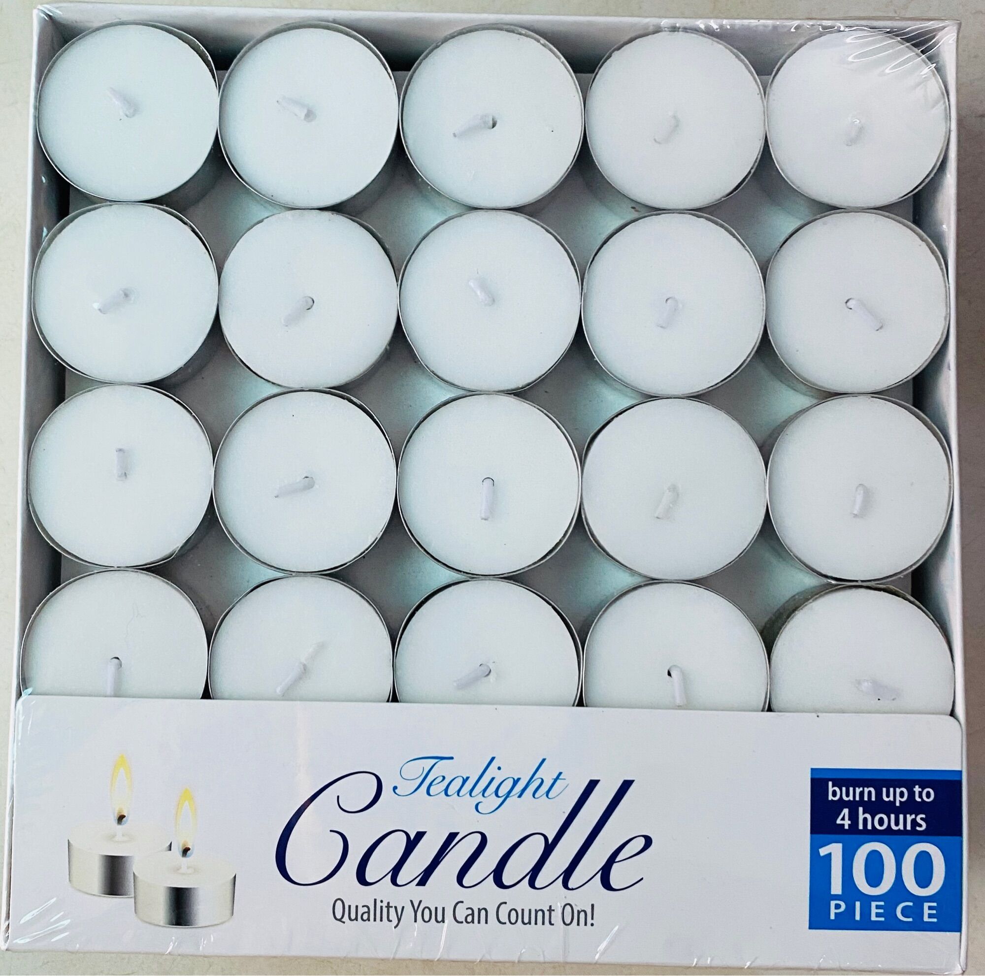 [HCM]Nến tealight đốt cháy 4 tiếng mặt bằng