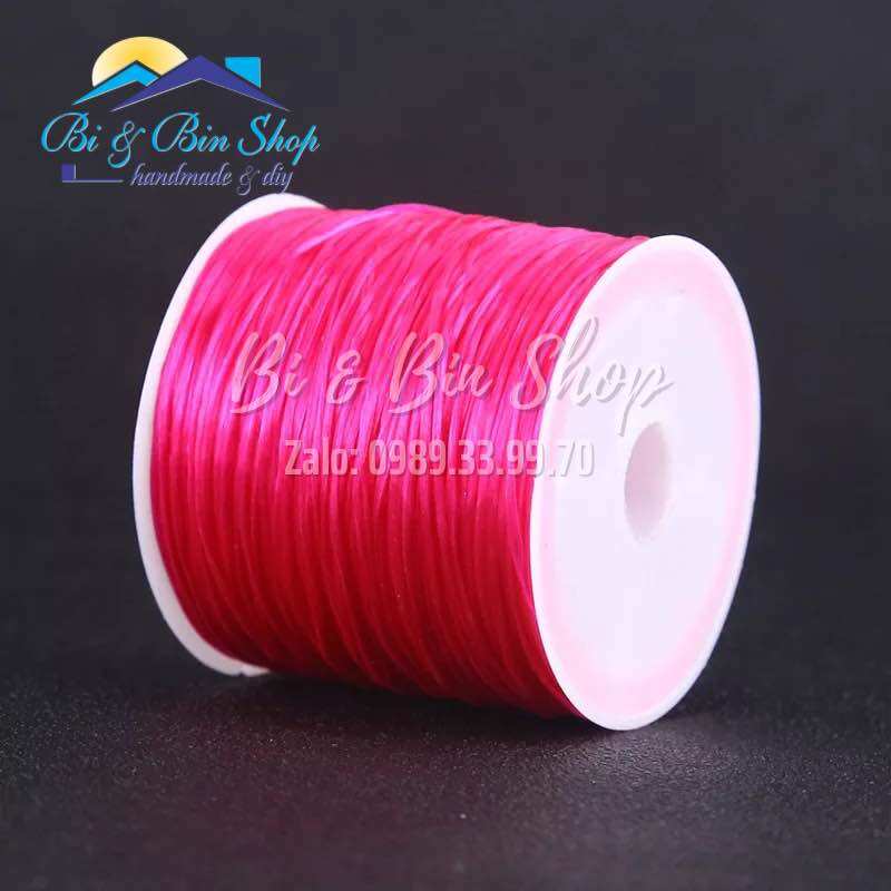 [HCM]Dây Cước Thun Lụa Co Giãn Nhiều Màu Làm Vòng Đeo Tay