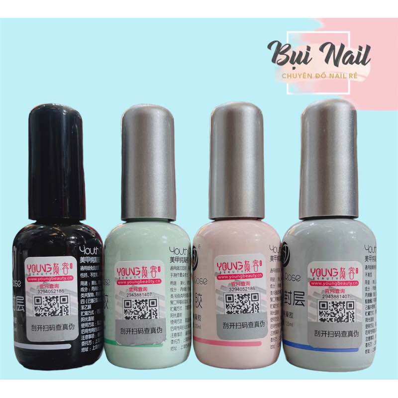 BASE- TOP- LỲ- CỨNG MÓNG - TOP KIM CƯƠNG HOA HỒNG 15ML FULL HỘP