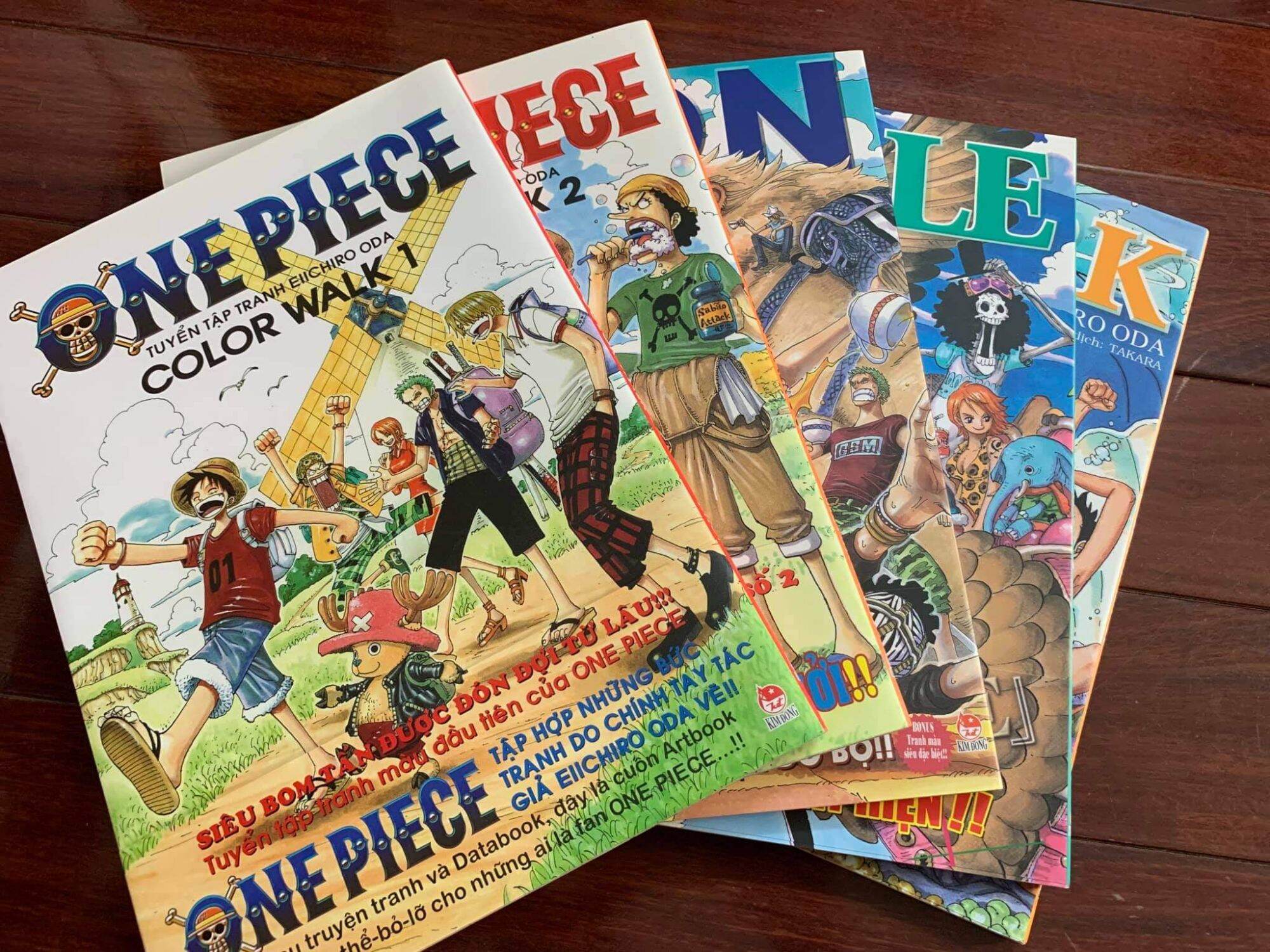 ワンピース　one piece color walk 1〜9 セット　イラスト集 Amazon.com: ONEPIECE COLORWALK Vol.9 TIGER Illustration