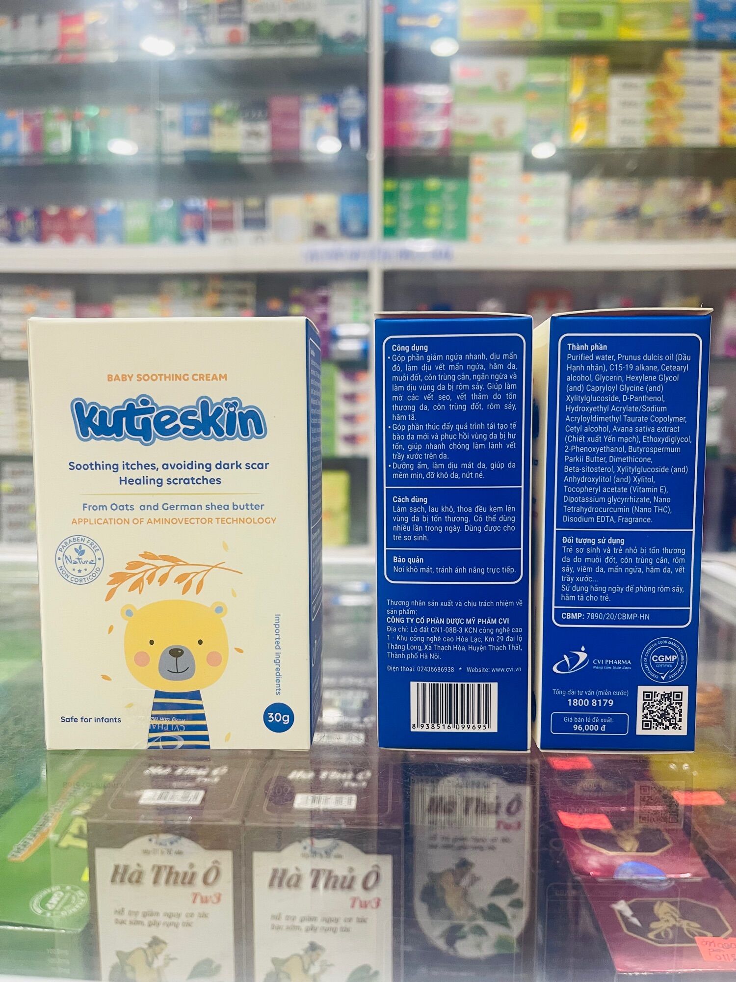 Kem bôi dịu da cho bé Kutieskin - 30gram