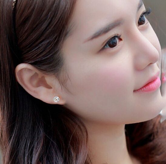 Tt6067 - bông tai titan nụ đá 5mm