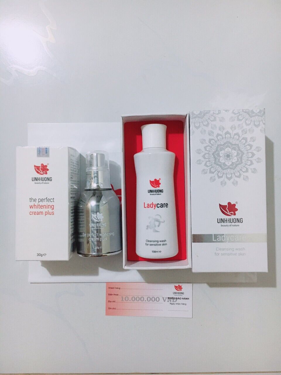 [ SIÊU HÓT ] Combo Gel phụ khoa vùng kín và kem sữa dưỡng trắng da Linh Hương CHÍNH HÃNG