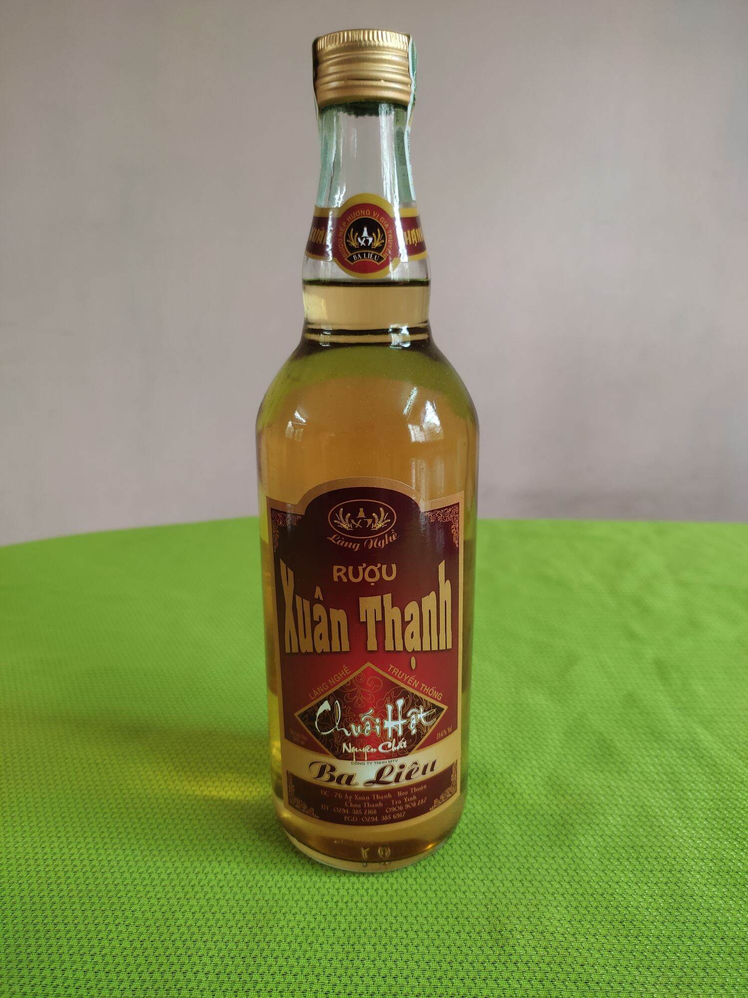 Rượu chuối hột Xuân Thạnh - Đặc sản Trà Vinh