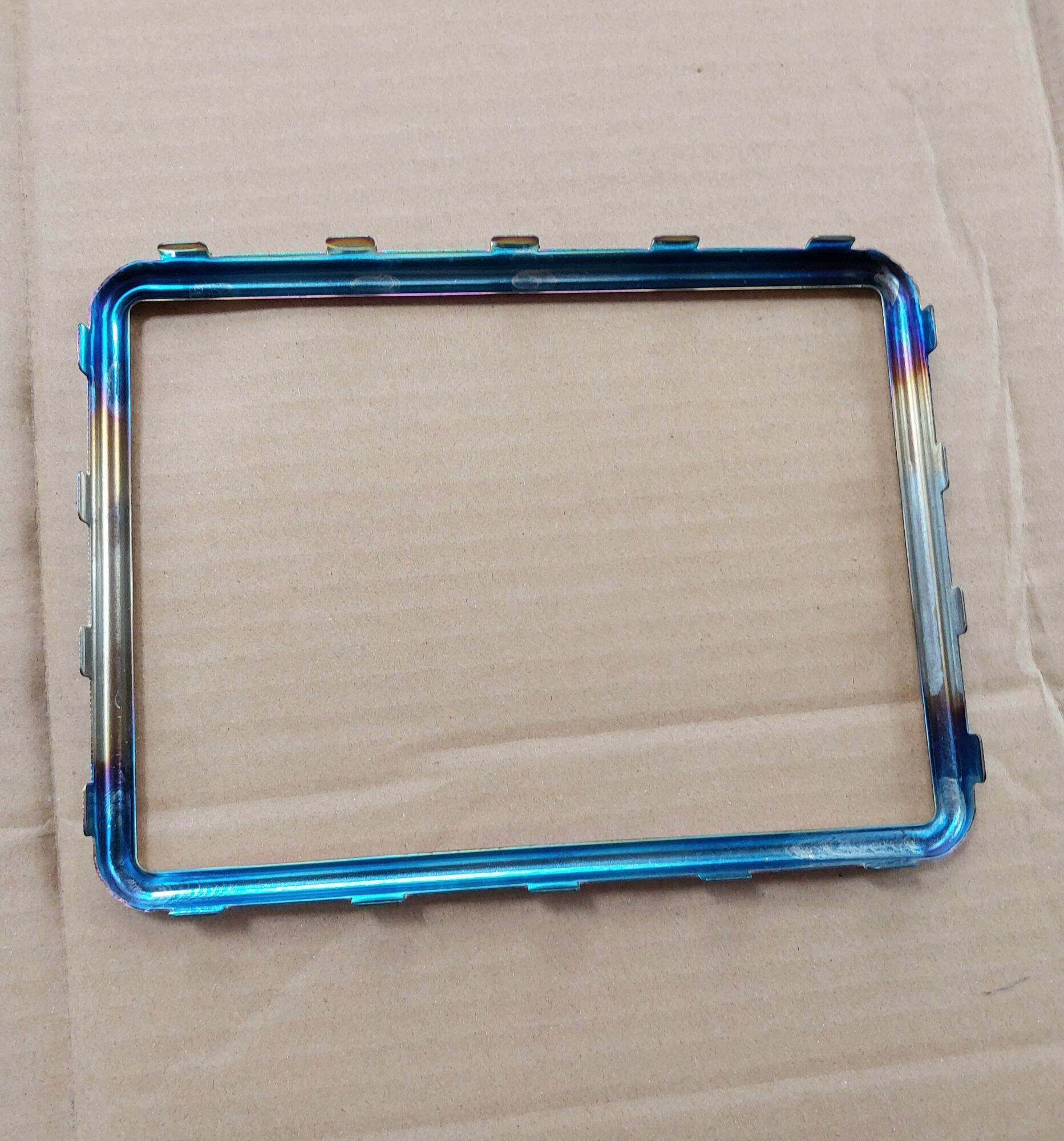 Bộ ốp biển số xe máy inox 7 màu
