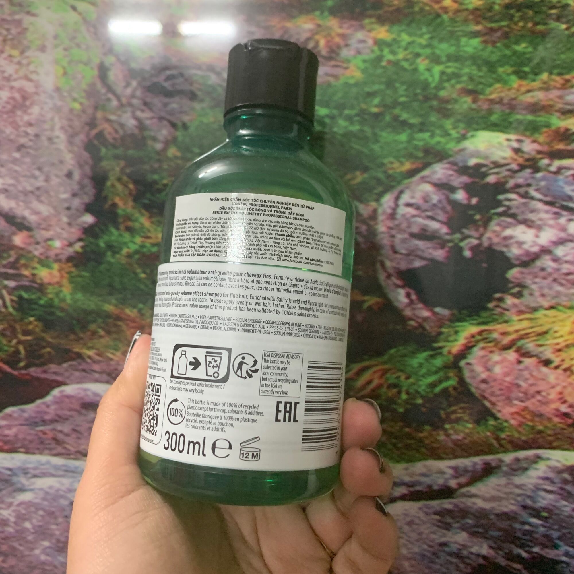 DẦU GỘI TĂNG PHỒNG VÀ LÀM DÀY TÓC LOREAL VOLUME 300ml