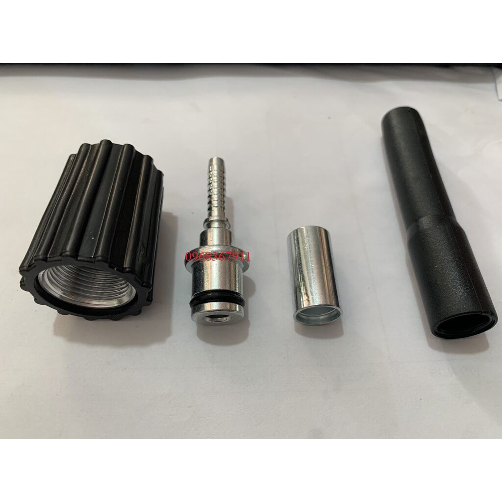 Đầu cos ép dây rửa xe mini gia đình ren 22mm