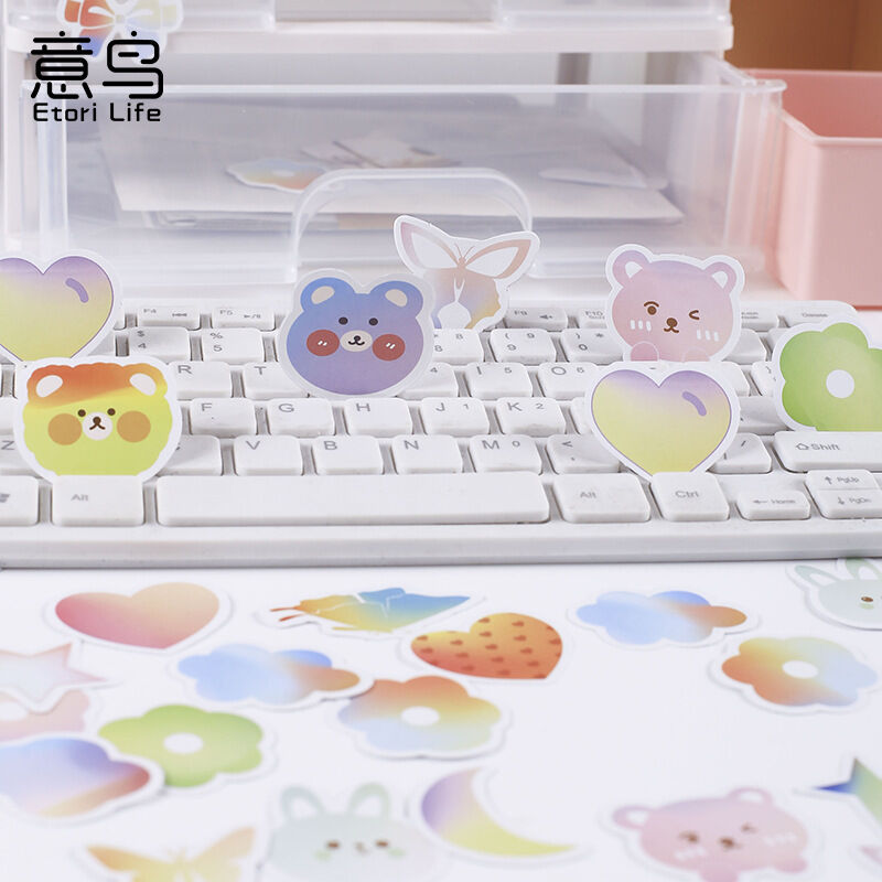 Hộp 45 hình dán sticker trang trí