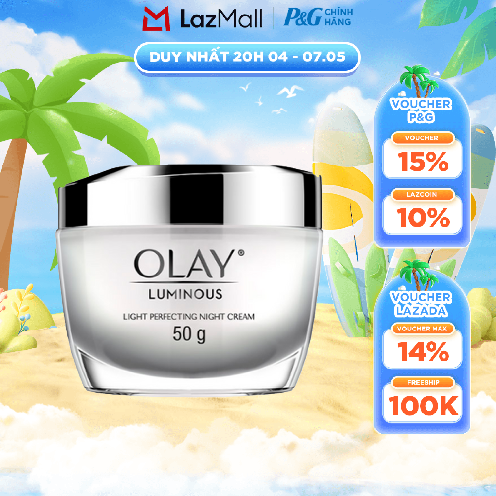 Kem Dưỡng Ban Đêm OLAY LUMINOUS Dưỡng Sáng Da Hũ 50G