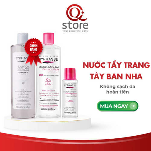Nước tẩy trang byphasse an toàn cho mọi loại da