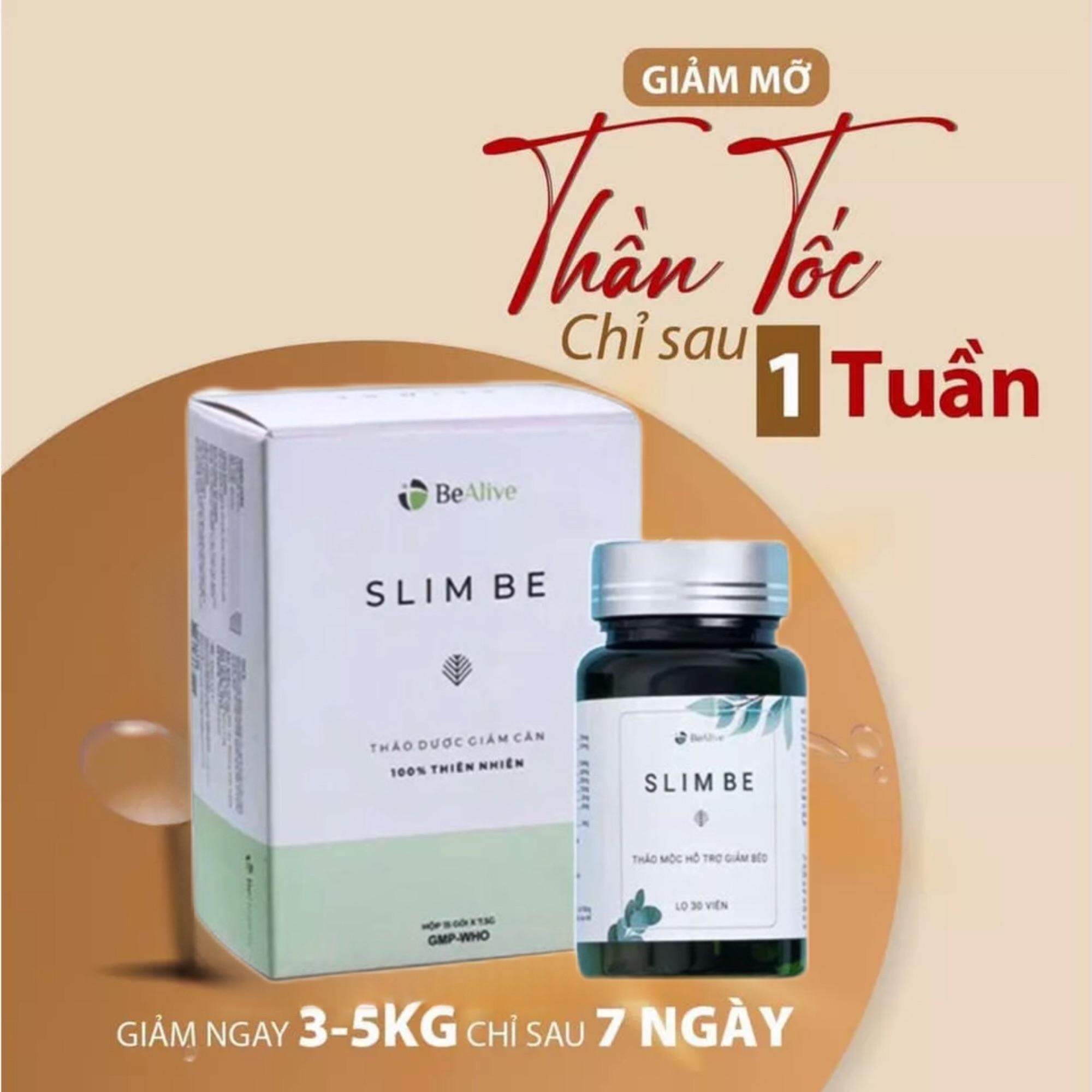 Thảo mộc giảm cân SLIM BE Mẫu Mới Liệu Trình 30viên