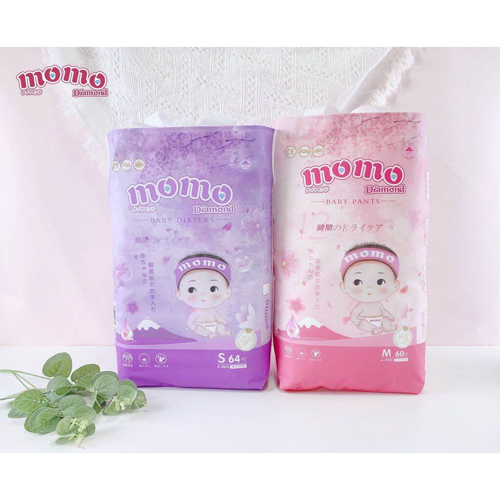 Bỉm tả dán/quần MOMO DIAMOND đủ size