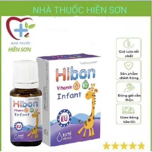 Vitamin D3 K2 HiBON nhập khẩu từ châu Âu