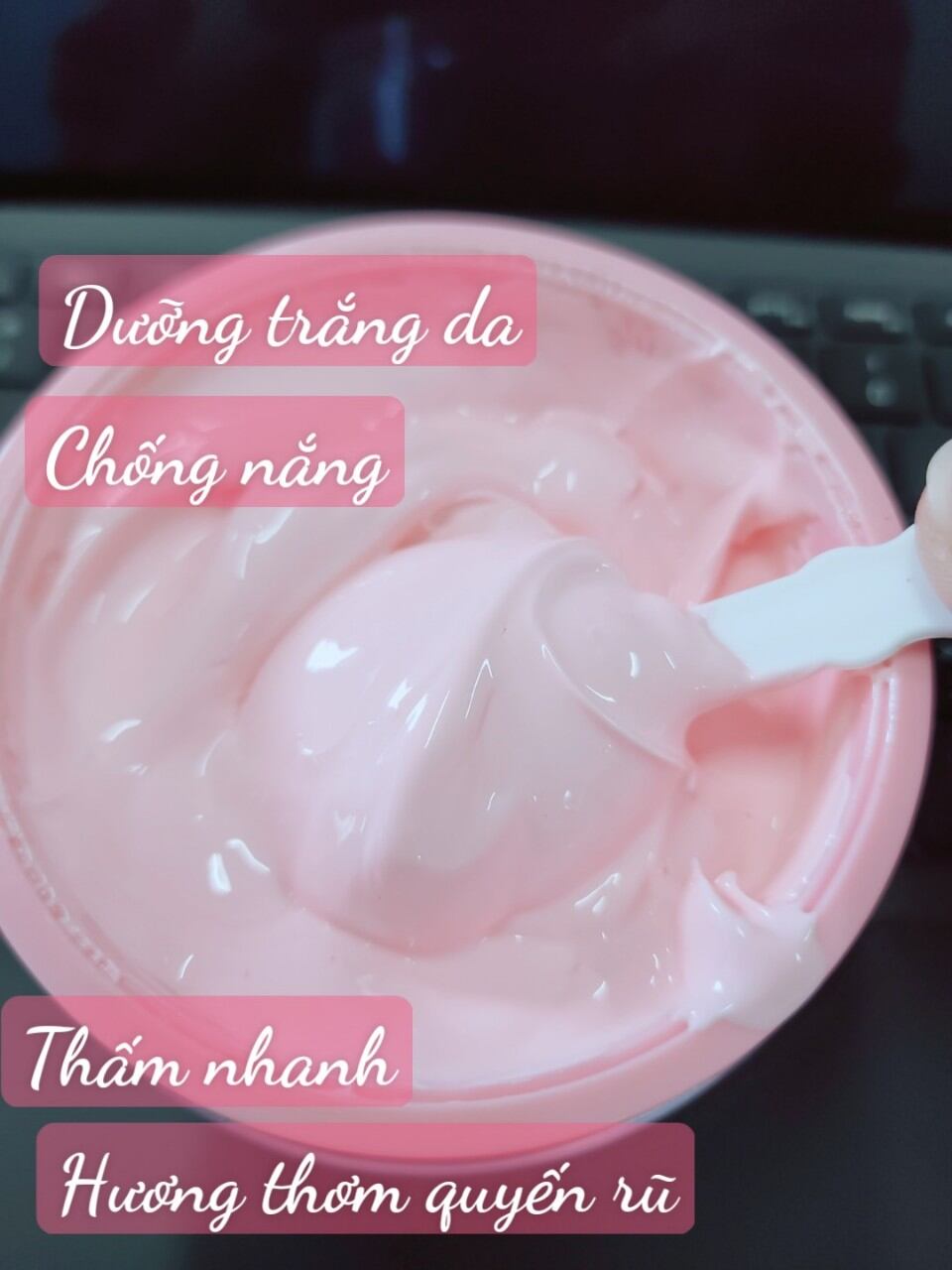 kem body trắng da an toàn mẹ bầu