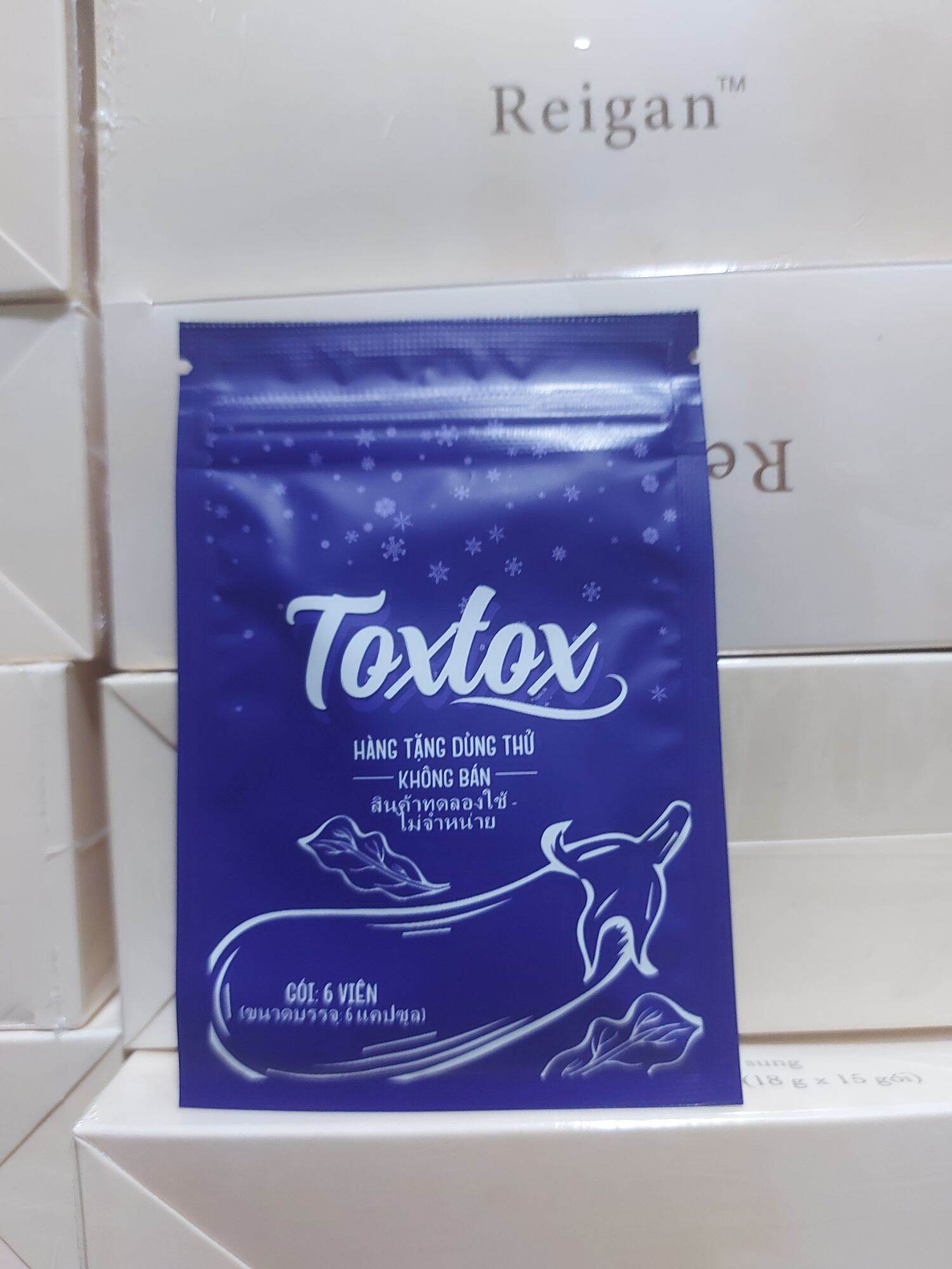 Kẹo 6v Toxtox-  kẹo vị cà tím