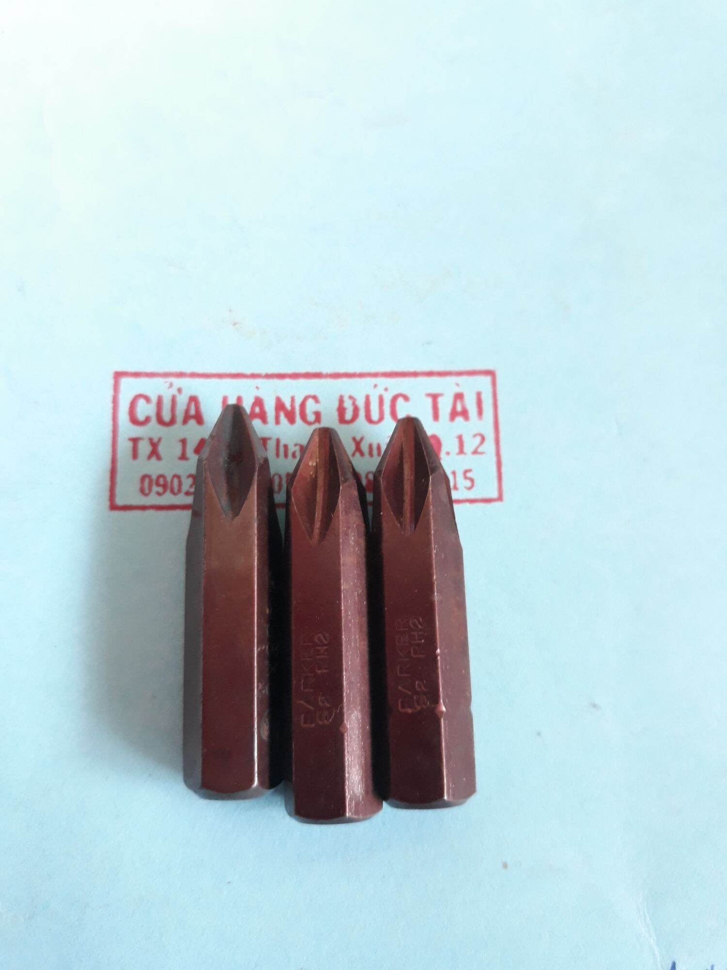 Mũi vít đóng 8mm màu nâu đầu nhọn cao cấp thép s2